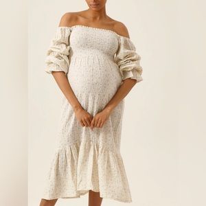 Nothing Fits But Yuki Smocked Boho Dress